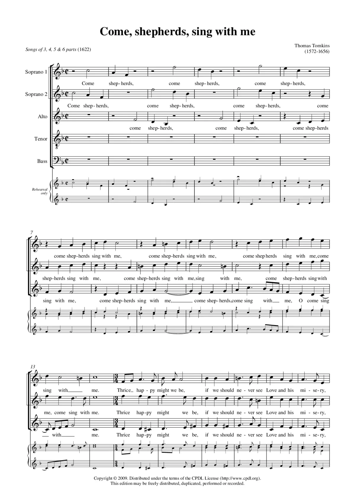 Come, shepherds, sing with me - Page 1