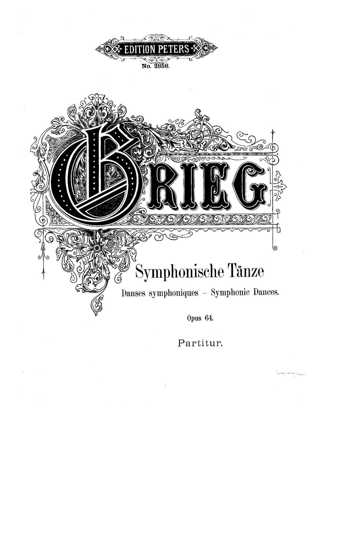 Symphonic Dances - Page 1