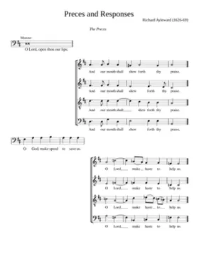 Preces and Responses - Richard Ayleward