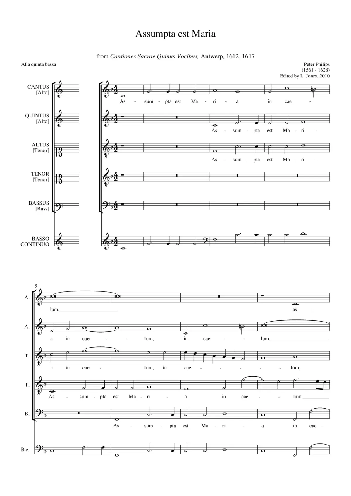 Assumpta est Maria - Page 1