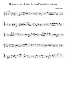Bonnie Lass of Bon Accord Variation minore