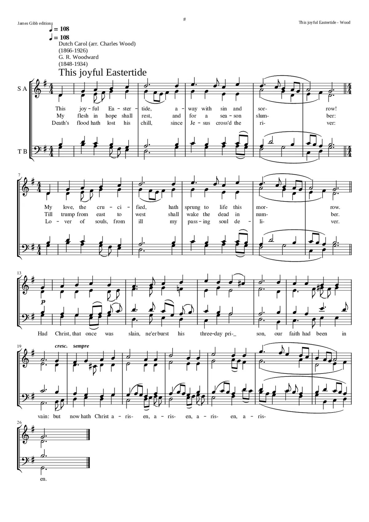 This Joyful Eastertide - Page 1