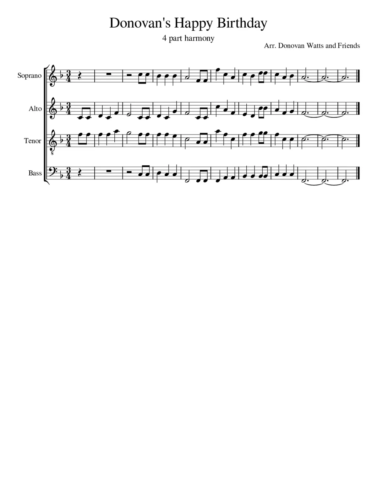 Happy Birthday to You - Page 1