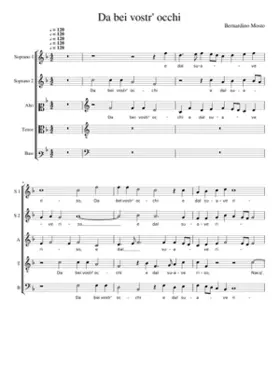 Da bei vostr' occhi