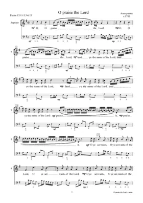 O praise the Lord