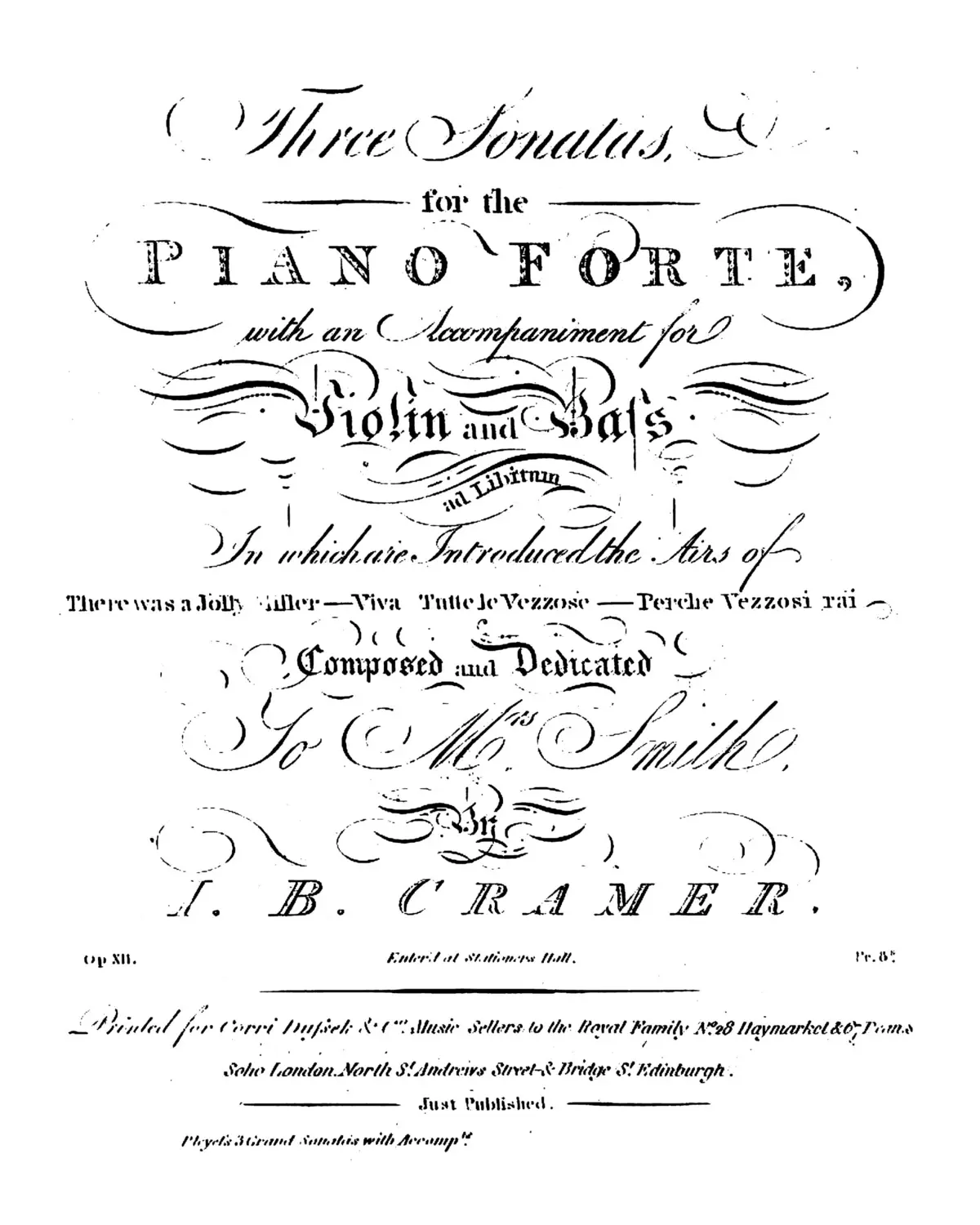 3 Piano Sonatas - Page 1