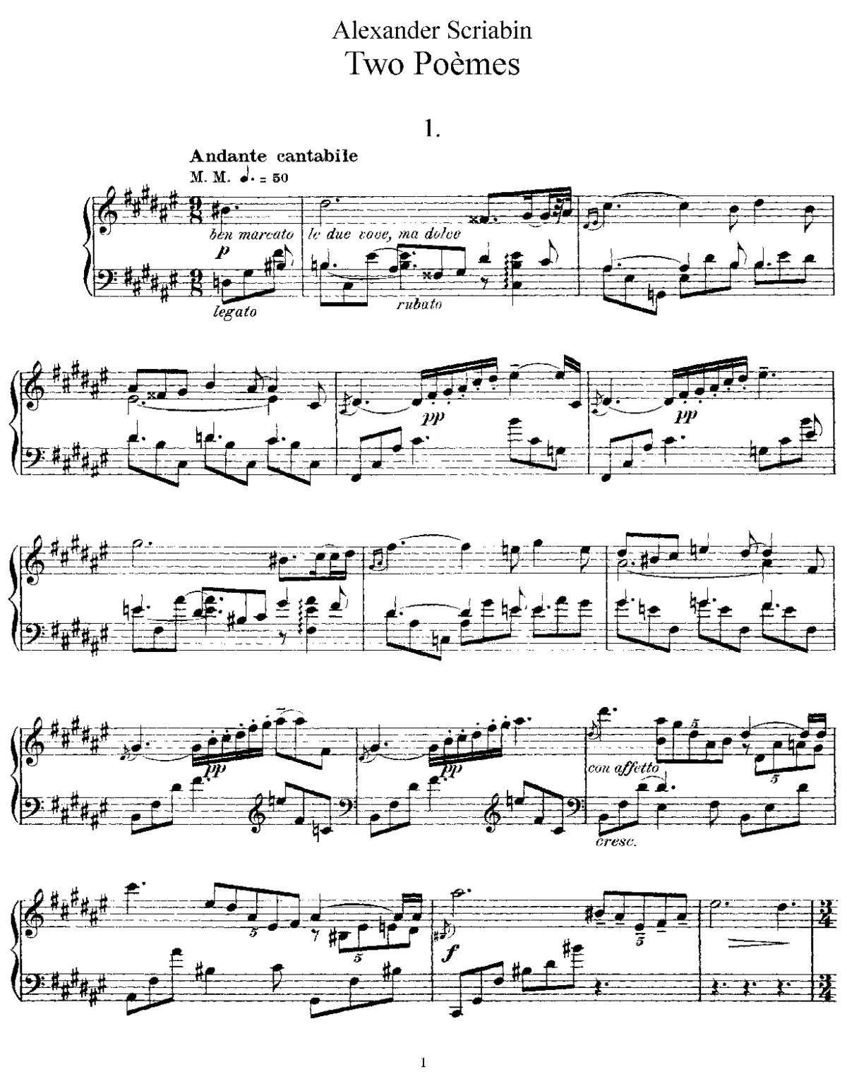 Deux poèmes - Page 1
