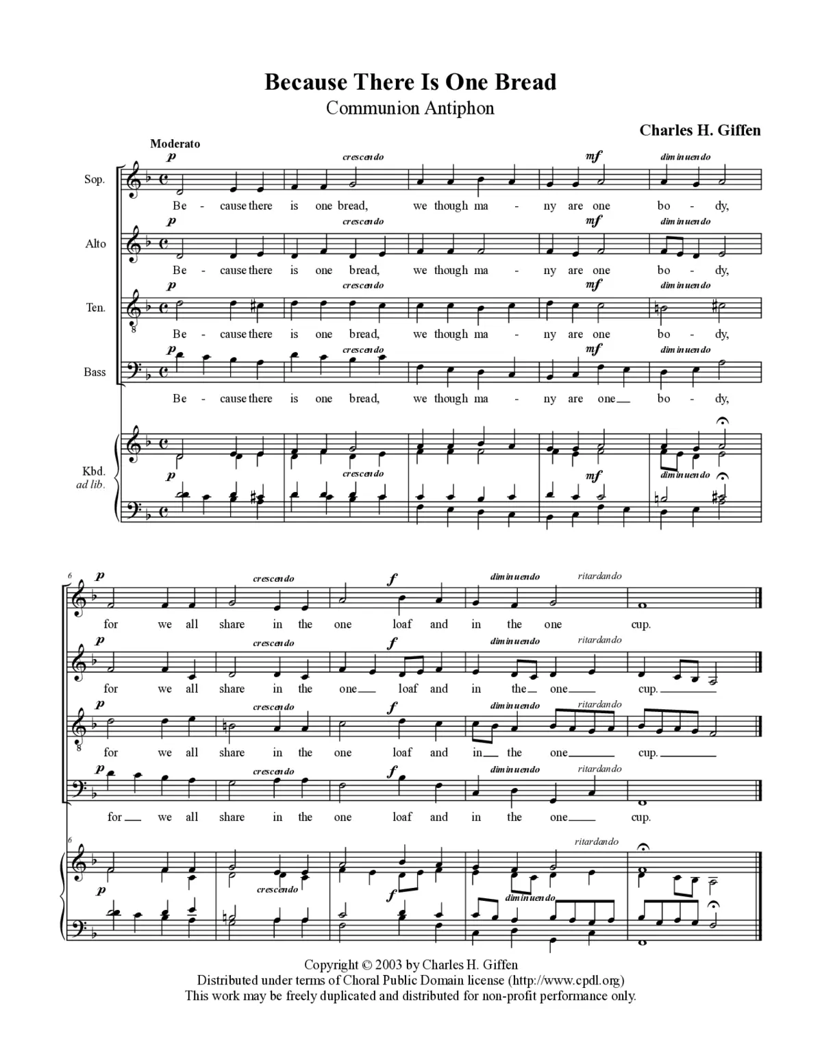 Because there is one bread - Page 1