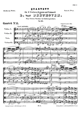 String Quartet No.15
