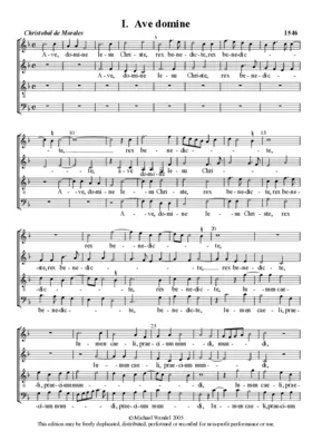 Ave Domine Jesu Christe