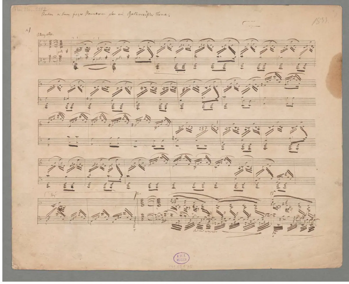 Etudes in Variation Form on a Theme by Beethoven - Page 1
