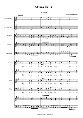 Missa Nr. 2 in B