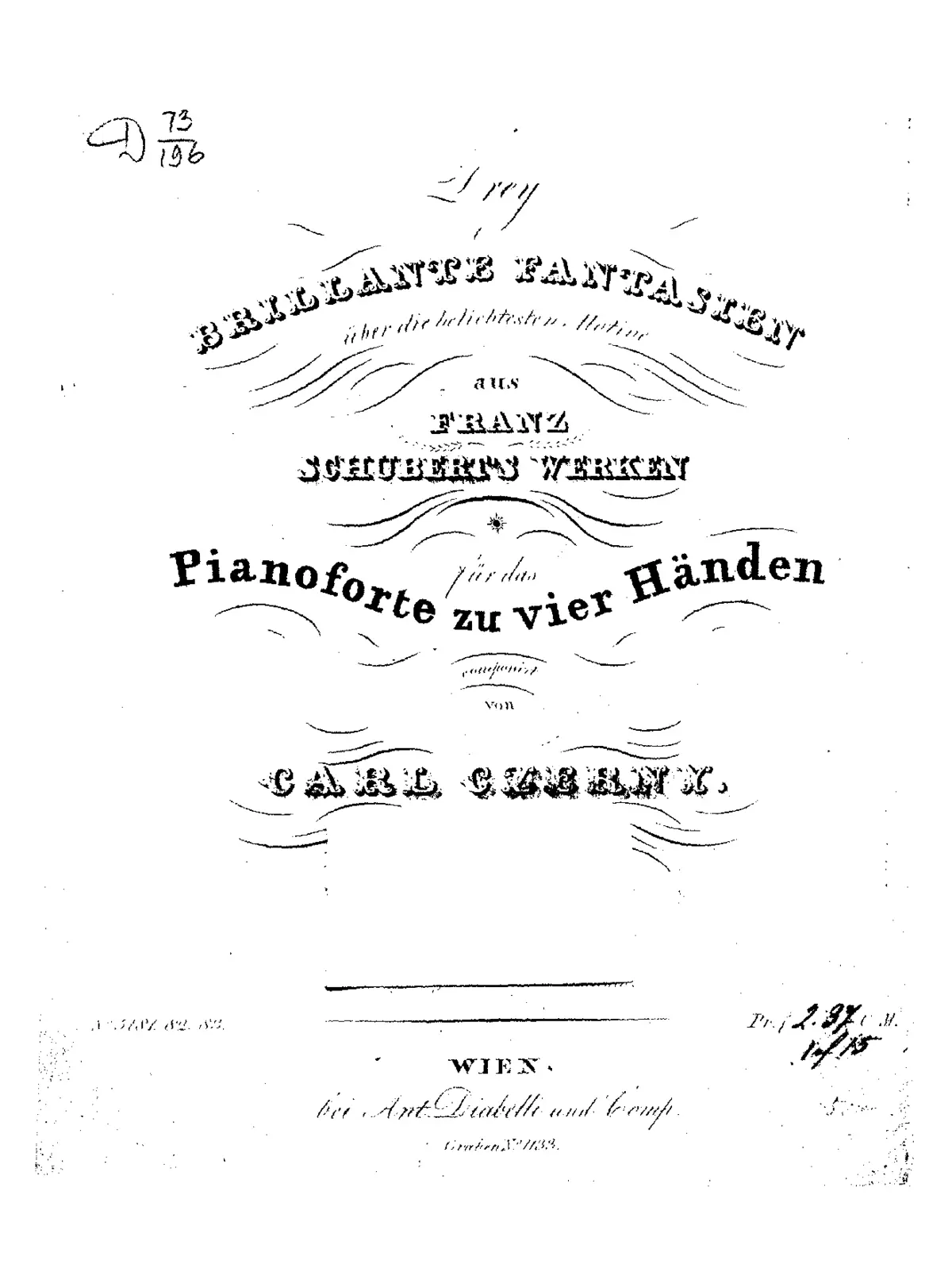 3 Brilliant Fantasies on Themes of F. Schubert - Page 1