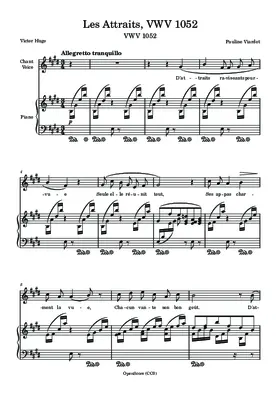 Les Attraits, VWV 1852