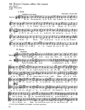 Entra l'uomo allor che nasce, ''Aria di Abramo''