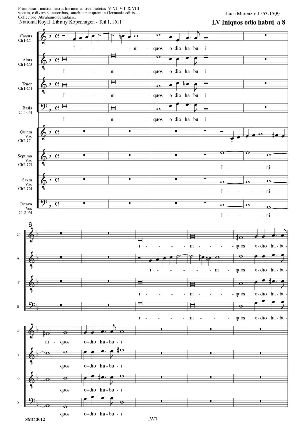 Iniquos odio habui a 8 - Page 1