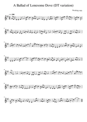 A Ballad of Lonesome Dove (DT variation)