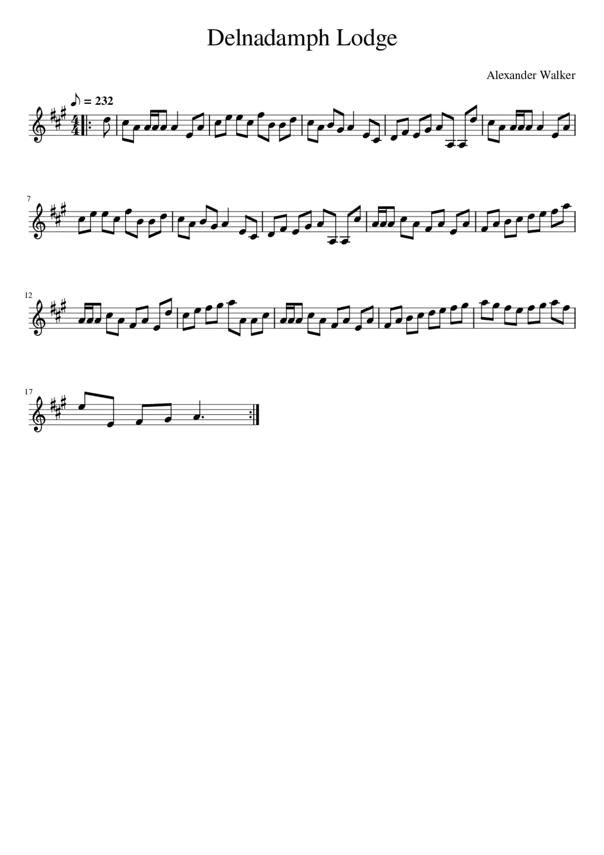 Delnadamph Lodge - Page 1