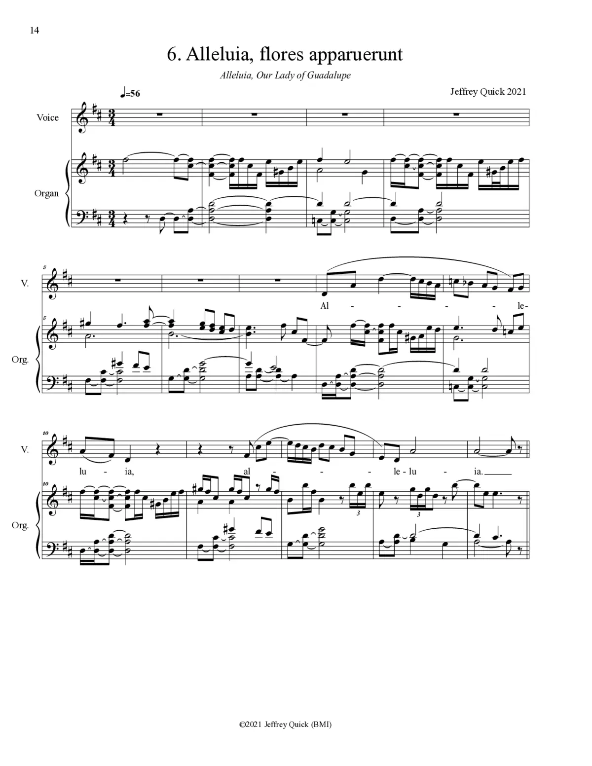 Alleluia, flores apparuerunt - Page 1