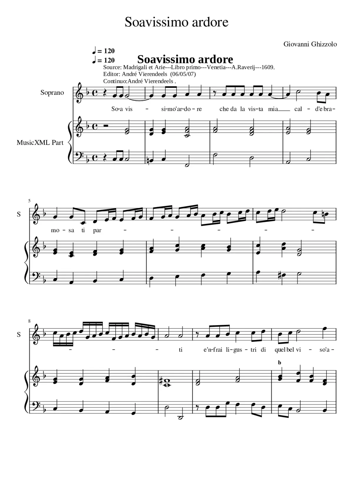 Soavissimo ardore - Page 1