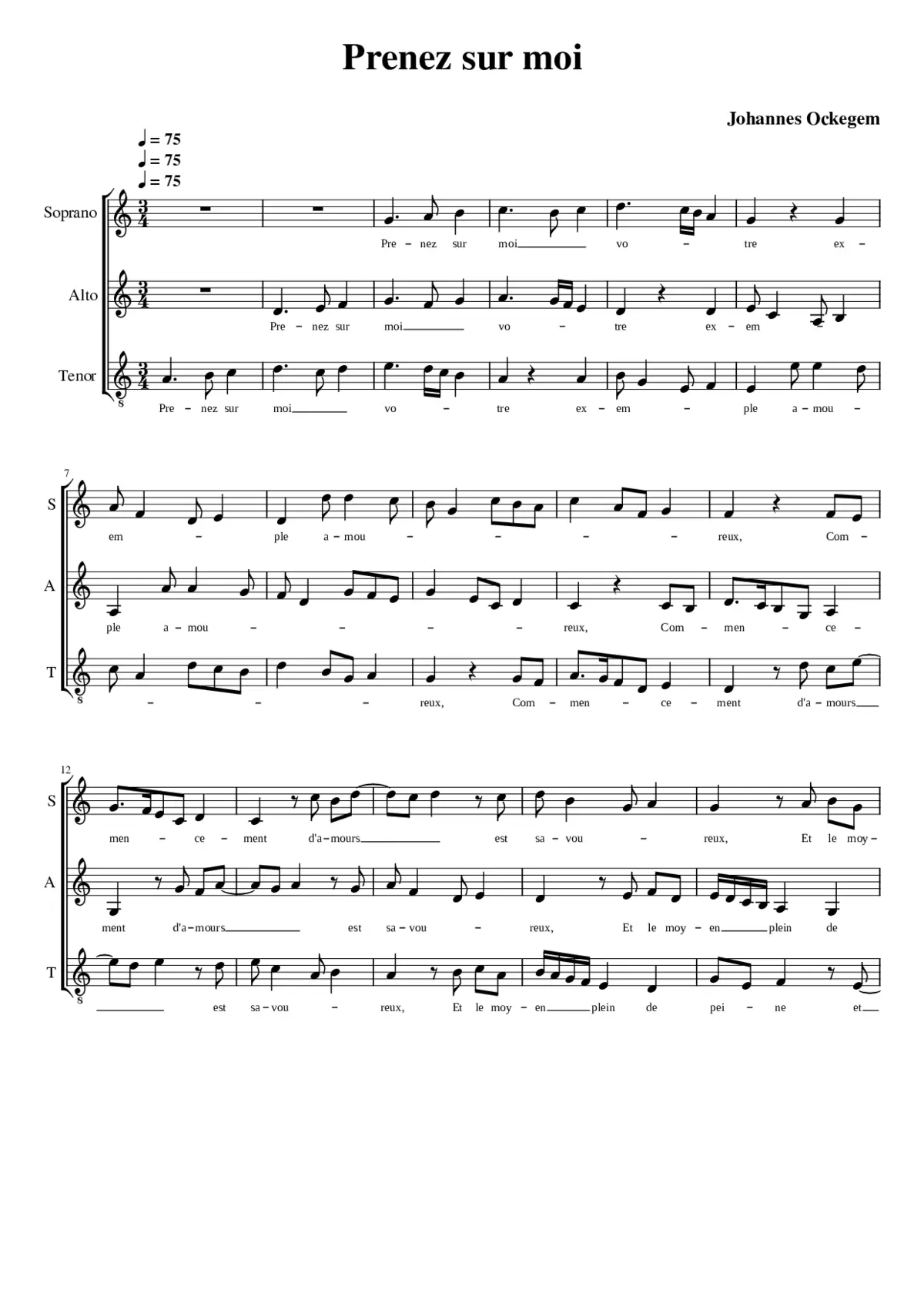 Prenez sur moi - Page 1