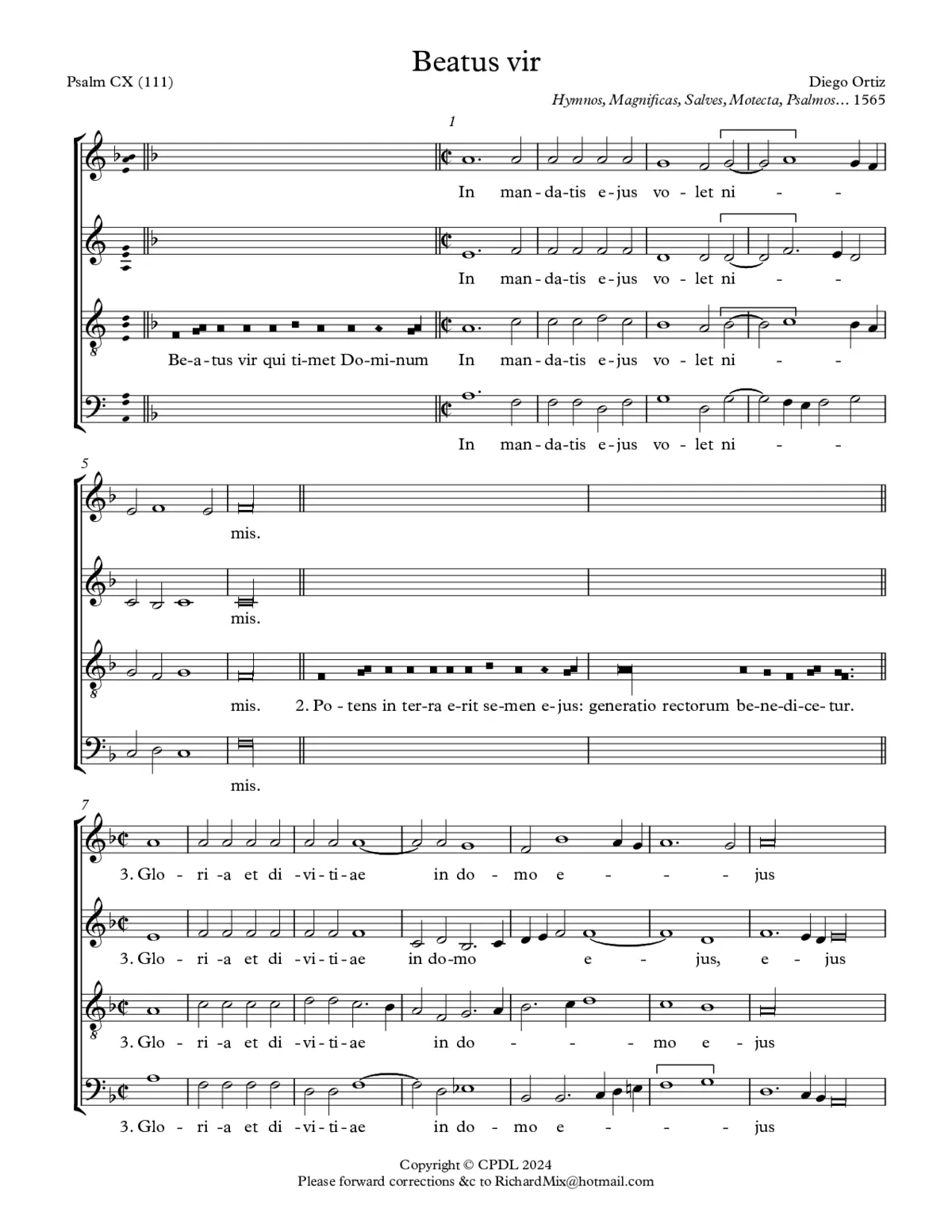 Beatus vir - Page 1