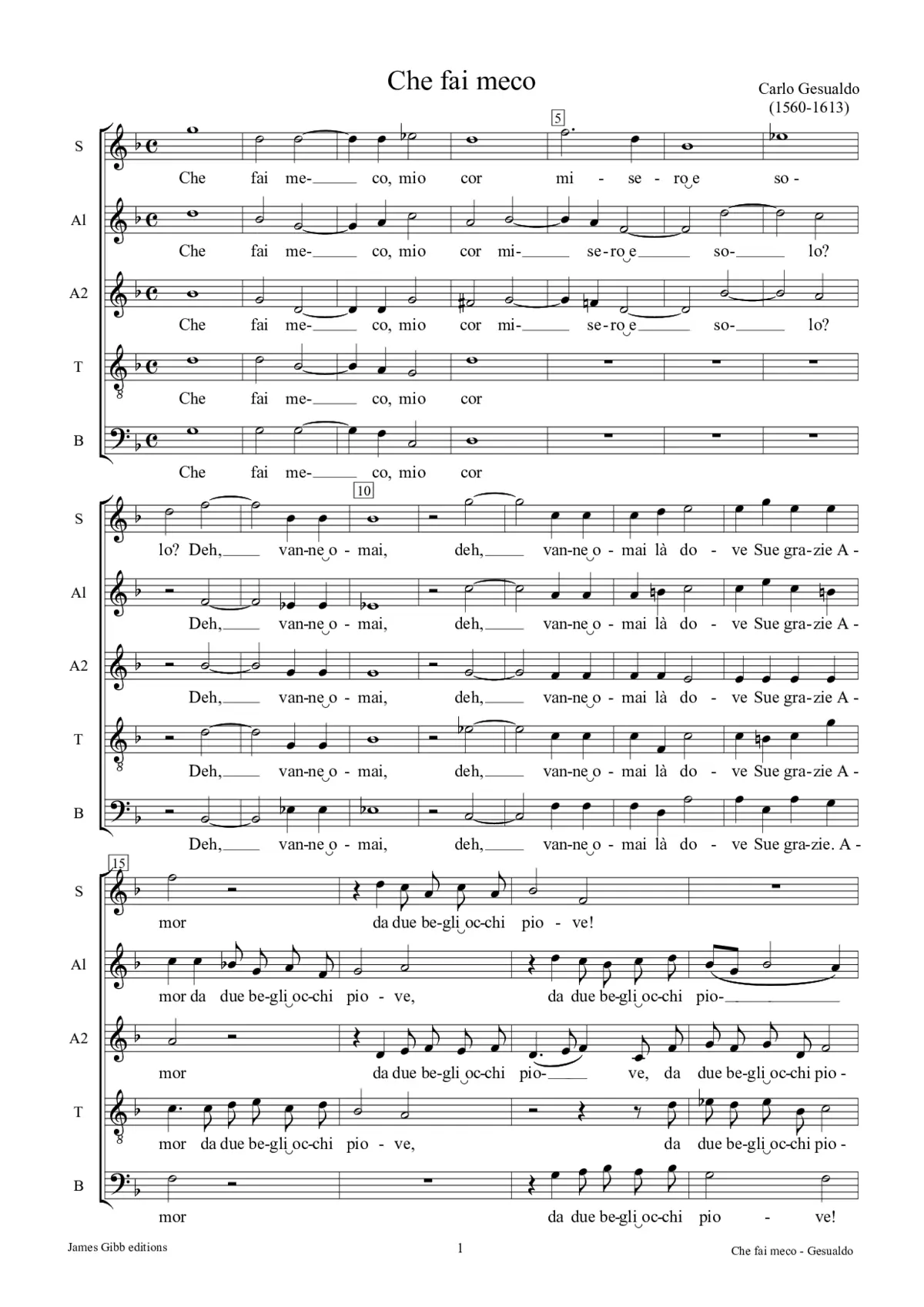 Che fai meco - Page 1