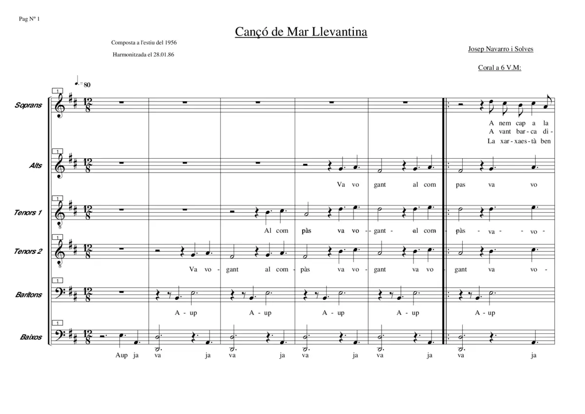 Cançó de mar llevantina - Page 1