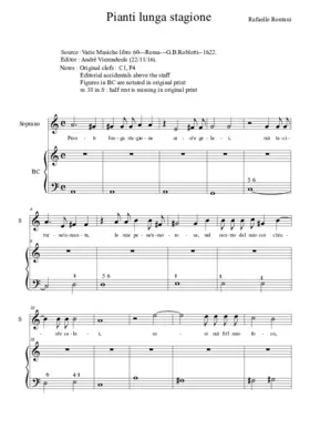 Piansi lunga stagione