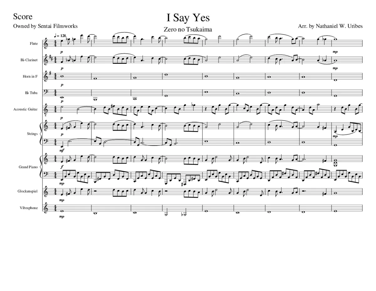 Zero No Tsukaima - I Say Yes - Page 1