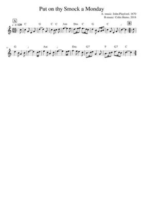 Put on thy Smock on a Monday