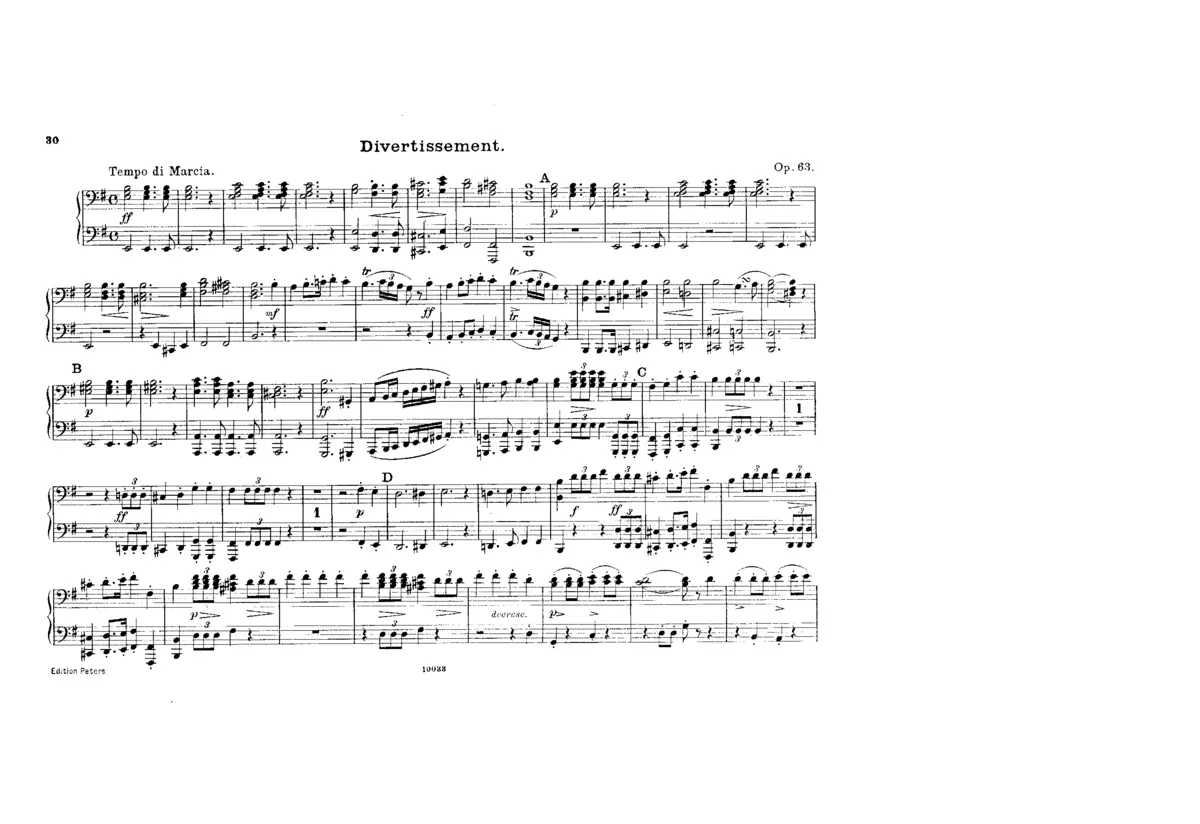 Divertissement sur des motifs originaux français - Page 1