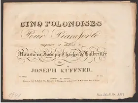 5 Polonoises pour Pianoforté