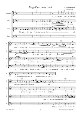 Magnificat octavi toni impares