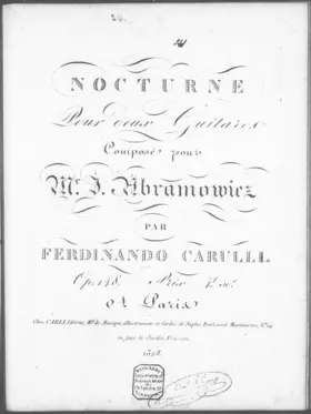 Nocturne pour 2 Guitares