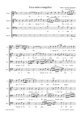 Ecce enim evangelizo