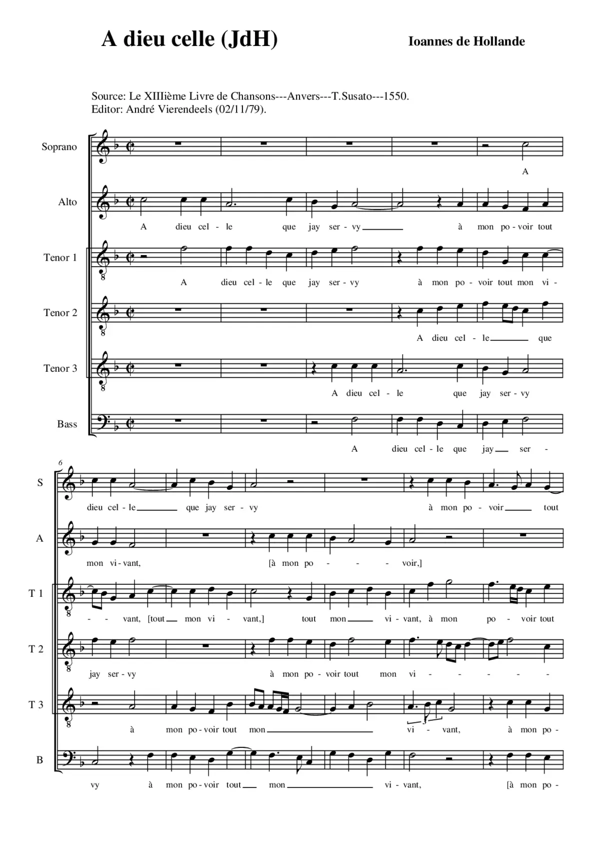 A dieu celle - Page 1