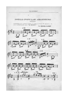 Estilo popular Argentino No.1