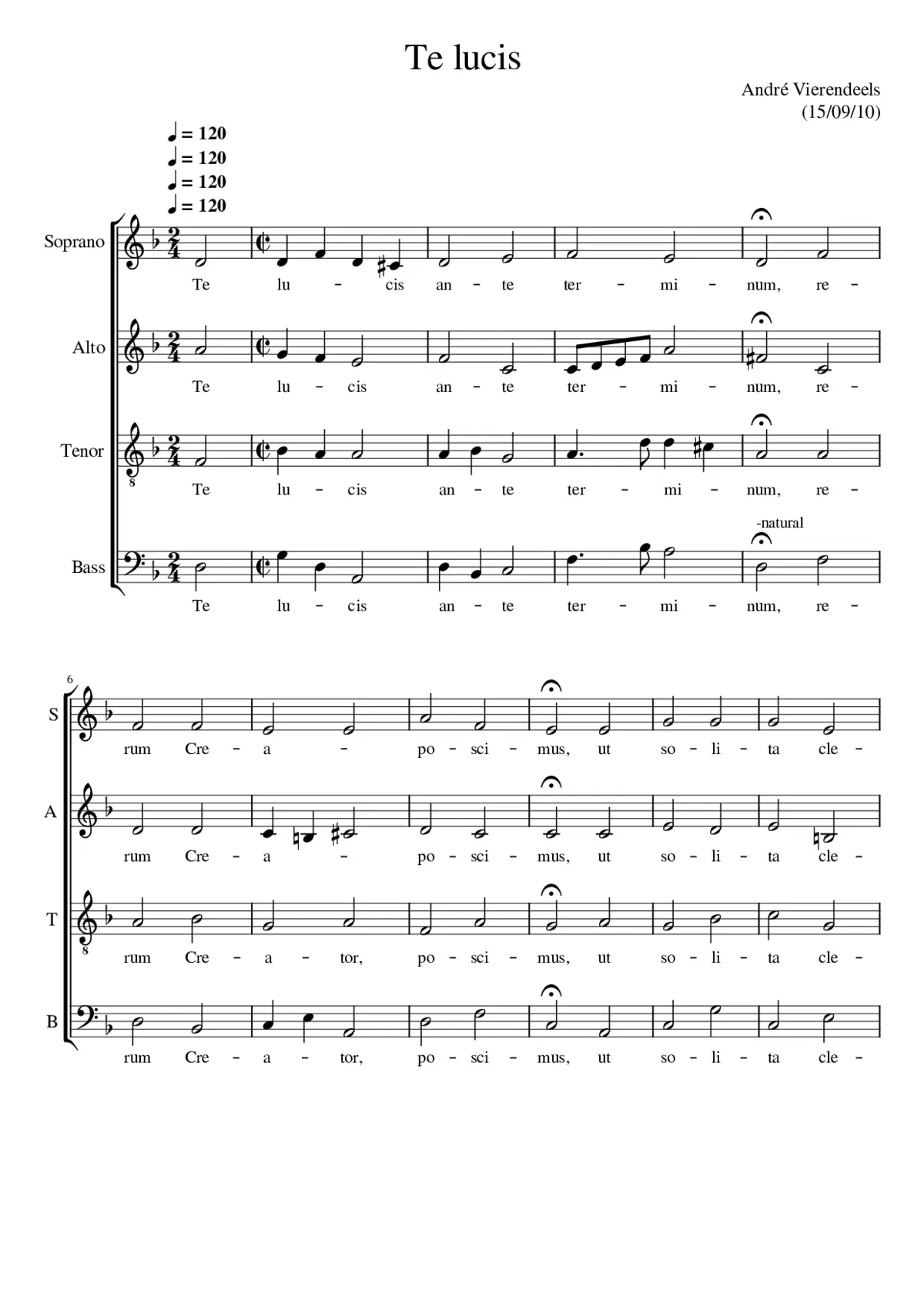 Te lucis ante terminum I - Page 1