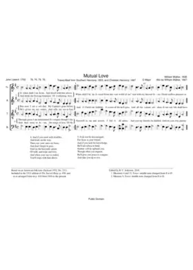 Mutual Love - William Walker