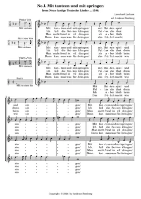 Mit tantzen und mit springen