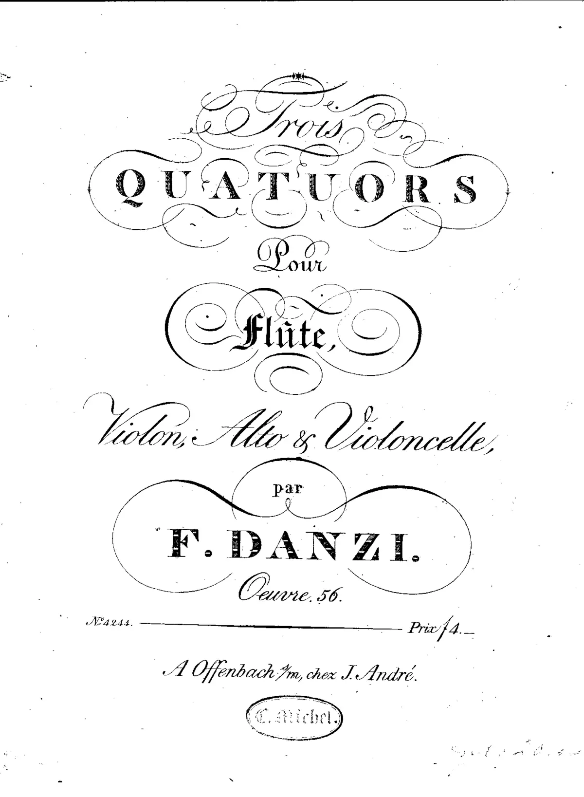 3 Flute Quartets - Page 1