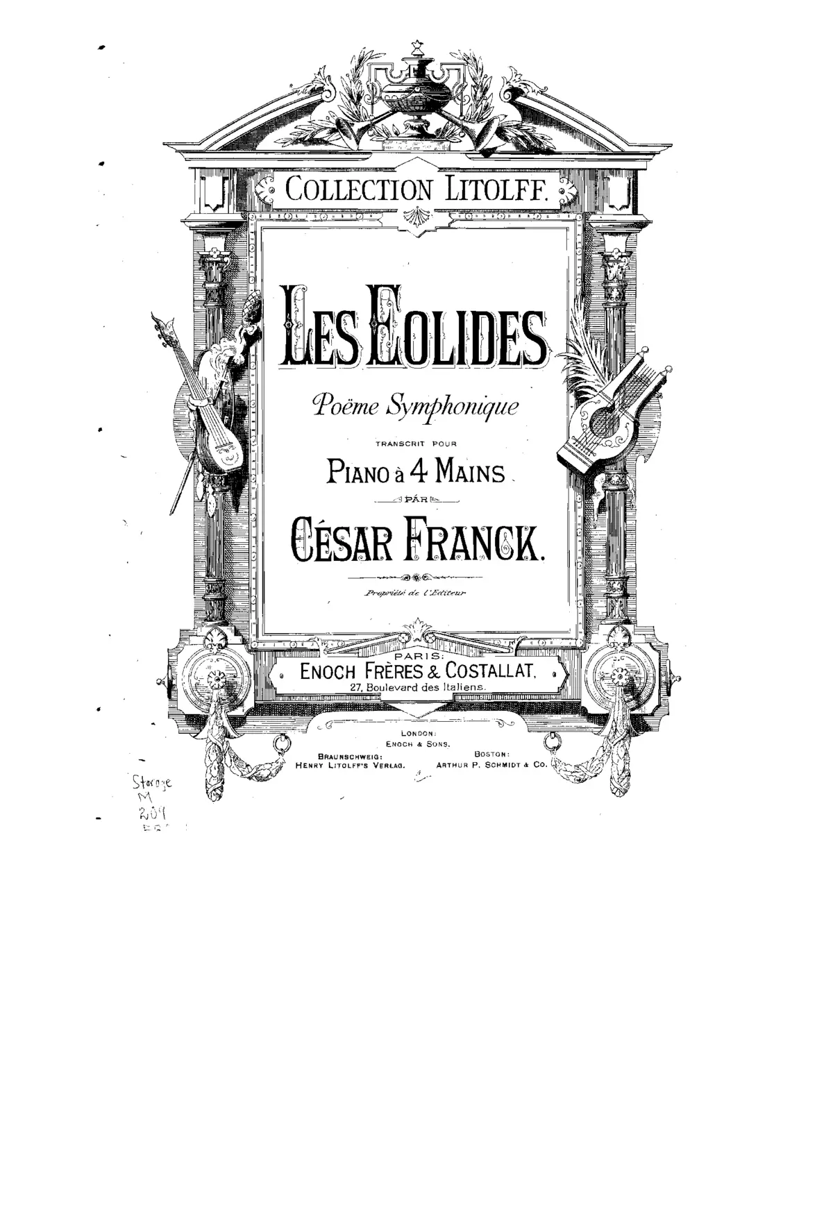 Les Éolides - Page 1