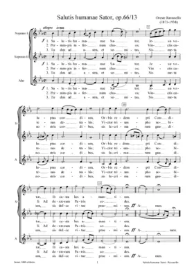 Salutis humanae Sator, op. 66/13