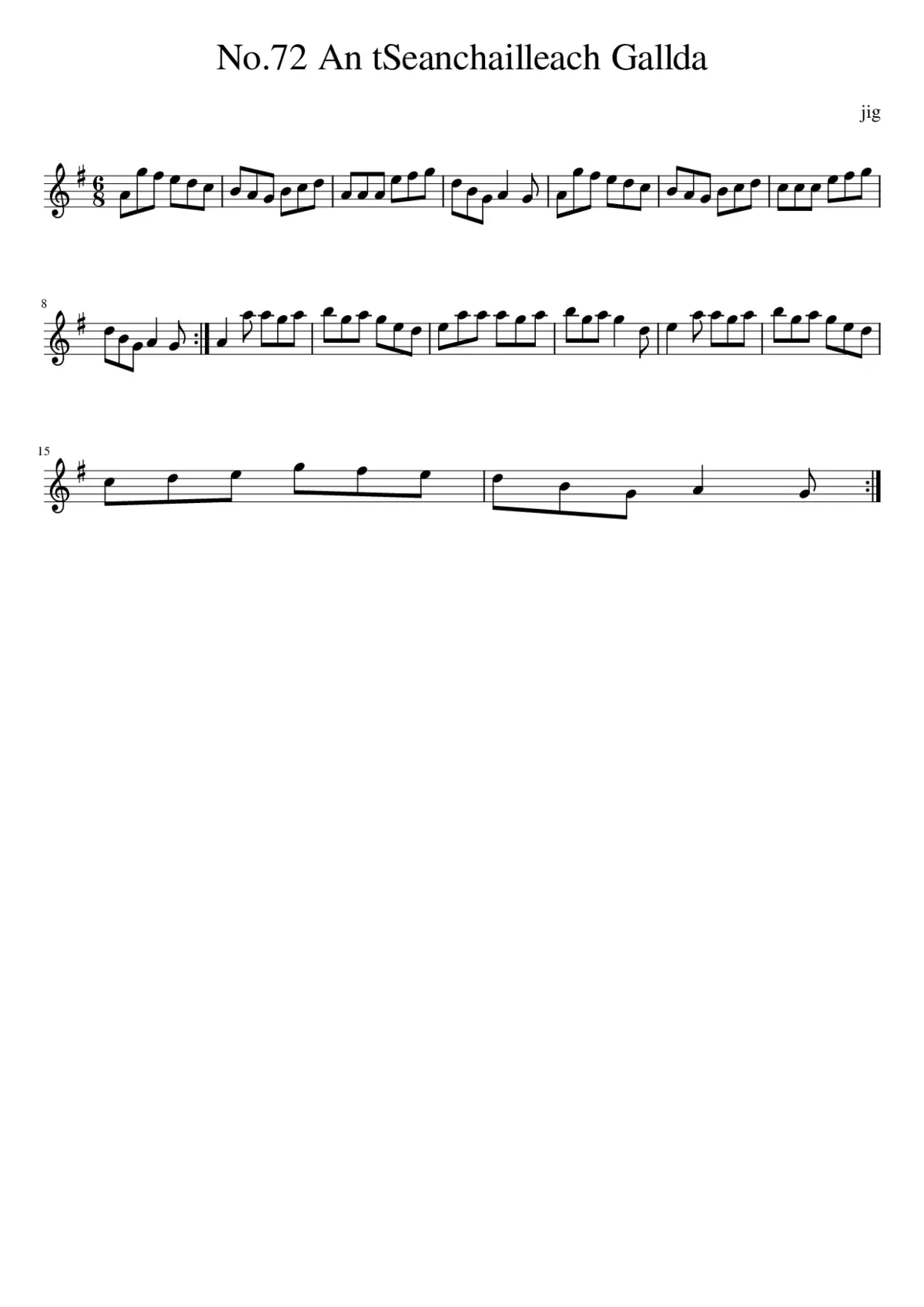 No.72 An tSeanchailleach Gallda - Page 1