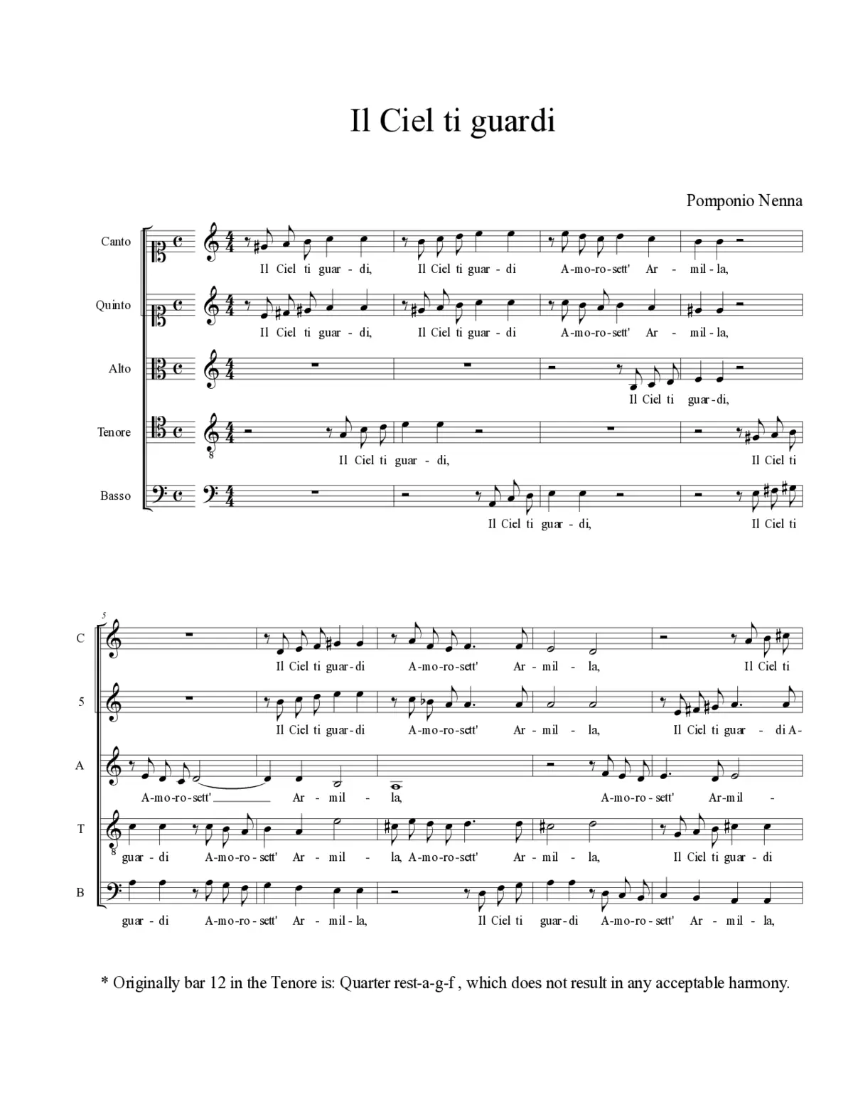 Il Ciel ti guardi - Page 1