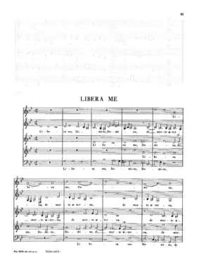 Libera me, Domine, de morte aeterna