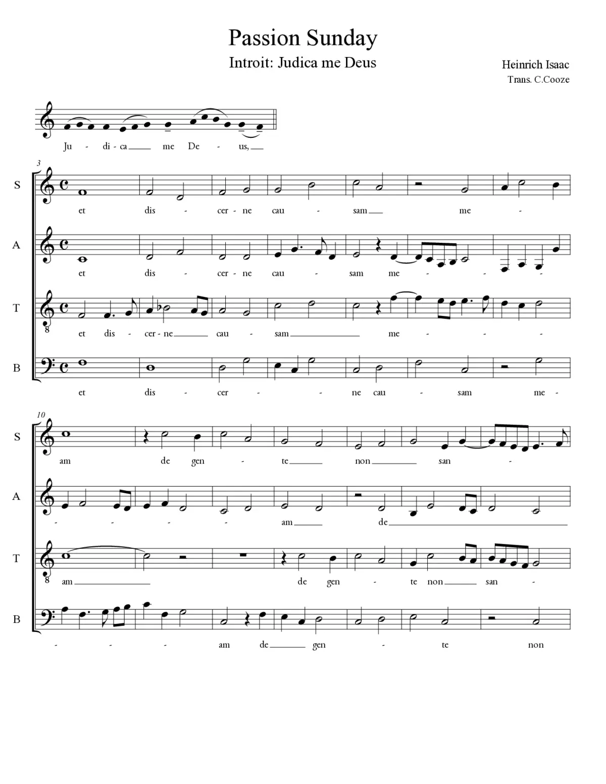 Judica me - Page 1