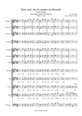 Drei sind, die da zeugen im Himmel