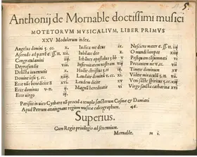 25 Motets, Livre 1